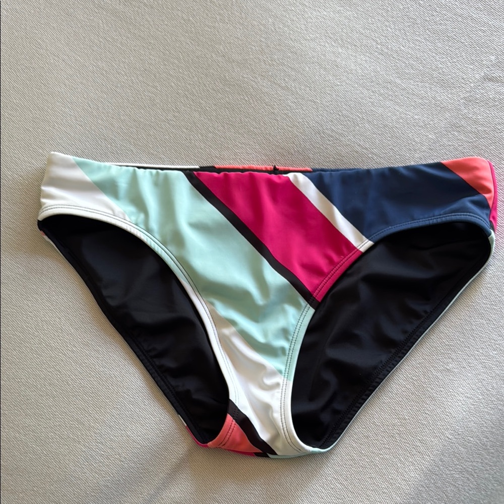Avia Reversible Swim Bikini top and bottom black & stripes - Picture 6 of 15